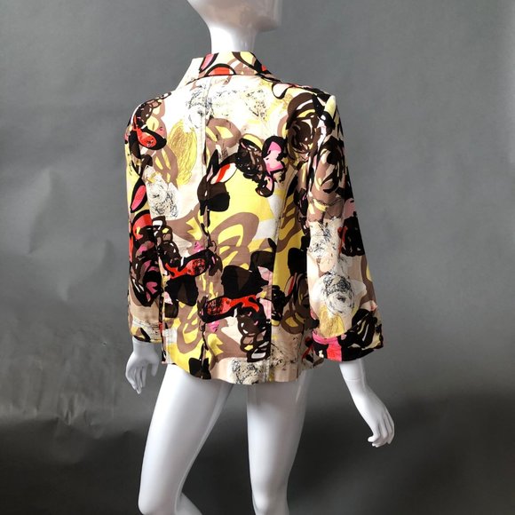 Abstract Print Blazer by R.Q.T - Picture 7 of 8